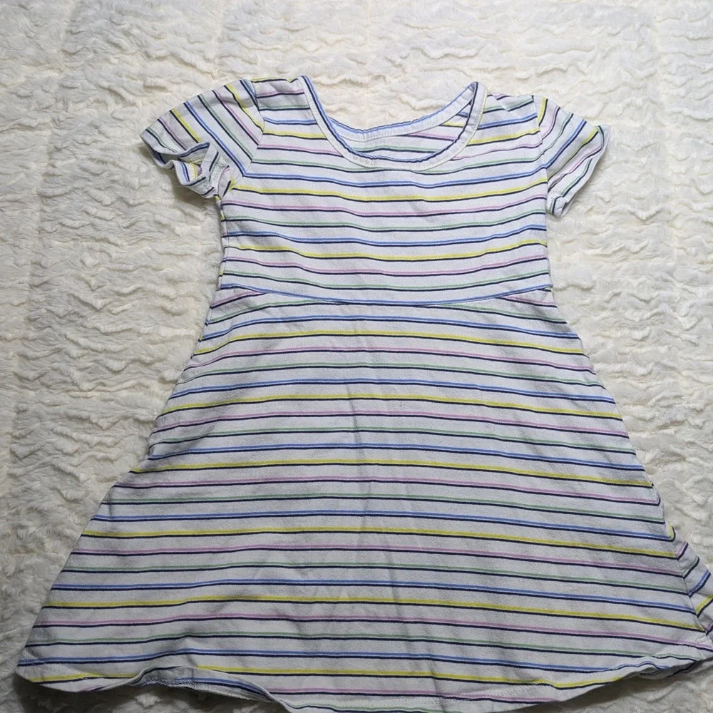 GAP Kids Rainbow Stripe‎ Cotton Dress | Size 4T